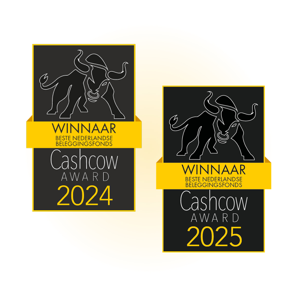 Winnaar Cashcow Award - Beste Nederlandse Beleggingsfonds 2024 en 2025